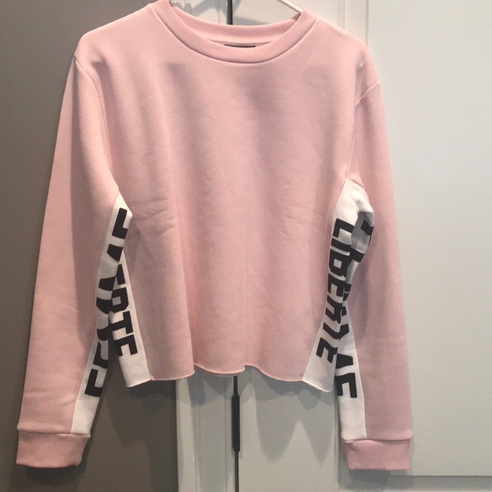 Pink crewneck